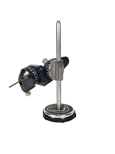 GEMKIT Professional Engraving Sharpening Angle Guide Tool Dual Gauge - Precision Jewelry Graver Sharpener for Metal Engraving, Wood Carving & Knife Sharpening - Adjustable Angle Measuring Tool with Base, HH-DA02 - product detail 2