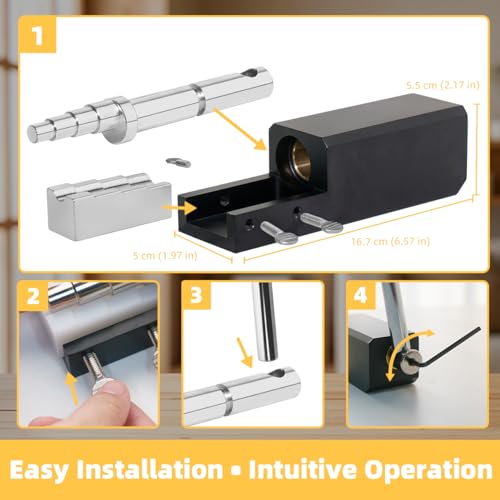 GEMKIT Ring Bender Tool - Dual-Mold (Steel & Nylon) with 4 Sizes, Professional Jewelry Making Tool for Gold Silver Brass Copper HH-BT01 - product detail 5
