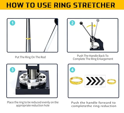 GEMKIT HH-A01 Professional Ring Stretcher and Reducer, US Sizes 1–14 - product detail 5