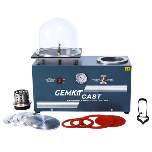 GEMKIT HH-CM01 2L Vacuum Casting Machine with 3 CFM Pump, 110V - product detail 2