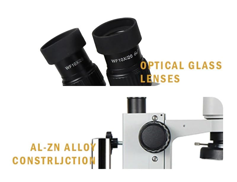 GEMKIT HH-MH03B LCD Digital Trinocular Stereo Microscope, 7X–90X feature