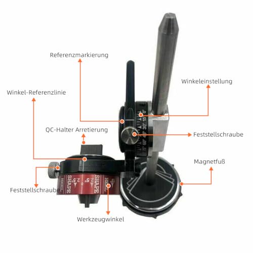 GEMKIT Sharpening Angle Device,Sharpener Angler for Jewelry Engraving Machine,Precise Graver Engraving Grinding Machine for Sharpening Knives, Chisels, Woodworking - Metal Engraver Accessories,HH-DA01 - product detail 3