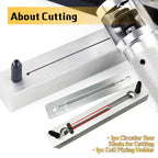 GEMKIT Jump Ring Maker with 20 Mandrels and Cutting Attachment, 2.5-12mm Manual Ring Bender and Coil Winding Tool for Jewelry Making, HH-B06 - product detail 5