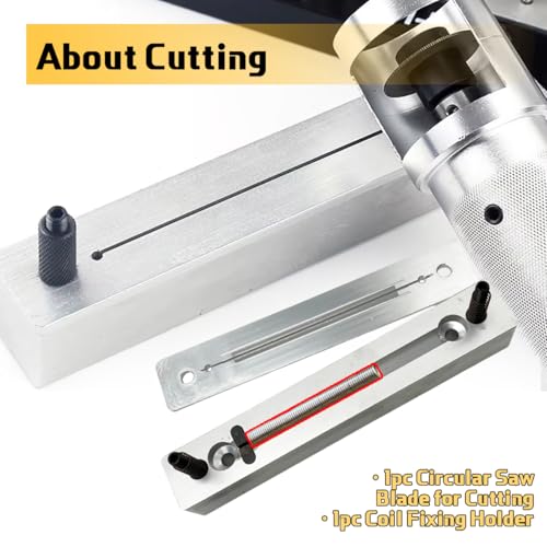 GEMKIT Jump Ring Maker with 20 Mandrels and Cutting Attachment, 2.5-12mm Manual Ring Bender and Coil Winding Tool for Jewelry Making, HH-B06 - product detail 5