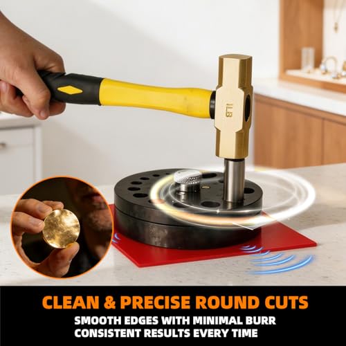 GEMKIT HH-CS02 13-Piece Round Disc Cutter Set, 1/4 to 3-3/8 Inch feature