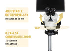 GEMKIT HH-MH03B LCD Digital Trinocular Stereo Microscope, 7X–90X - product detail 5