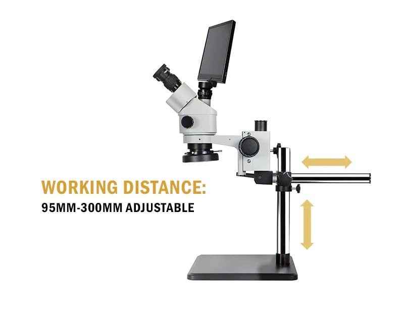 GEMKIT HH-MH03B LCD Digital Trinocular Stereo Microscope, 7X–90X - product detail 7