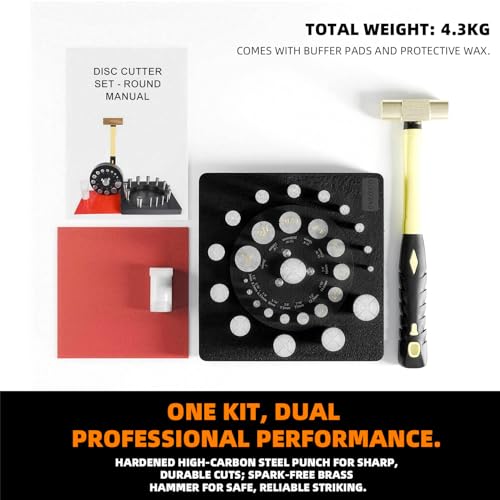 GEMKIT HH-CS02 13-Piece Round Disc Cutter Set, 1/4 to 3-3/8 Inch - product detail 7