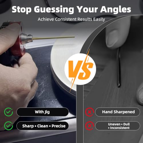 GEMKIT Sharpening Angle Device,Sharpener Angler for Jewelry Engraving Machine,Precise Graver Engraving Grinding Machine for Sharpening Knives, Chisels, Woodworking - Metal Engraver Accessories,HH-DA01 - product detail 7
