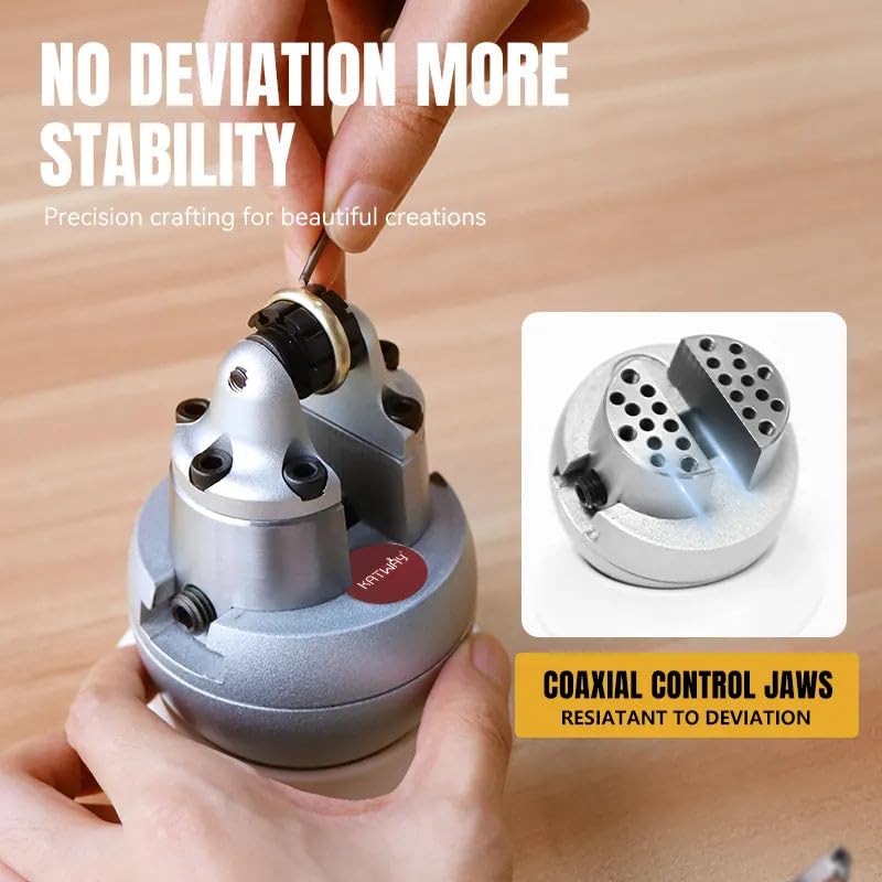GEMKIT HH-A04C 2.16-Inch Jewelry Ball Vise with 78 Attachments - product detail 5