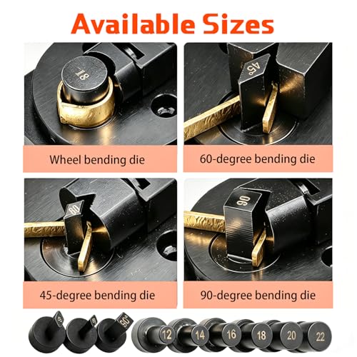 GEMKIT Professional Ring Bending Tool, Metal Ring Sizer, Adjuster Kit for Tight or Loose Rings, Black, for Women & Men HH-SE01 - product detail 4