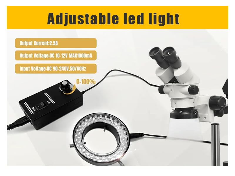 GEMKIT Jewelry Microscope, 7X-45X Binocular Stereo Zoom Microscope with 56-LED Ring Light, Articulating Boom Arm Stand, 0.5X Barlow Lens and Headrest for Gem Setting, Engraving and Jewelry Repair, HH-MH01A application