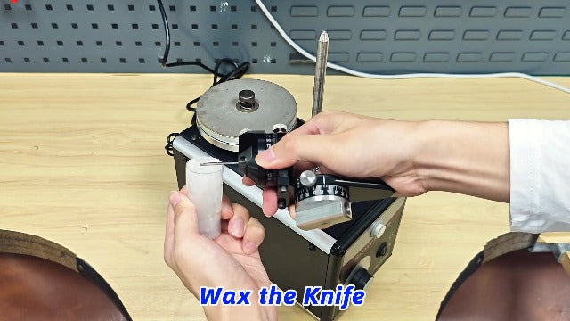 GEMKIT Professional Engraving Sharpening Angle Guide Tool Dual Gauge - Precision Jewelry Graver Sharpener for Metal Engraving, Wood Carving & Knife Sharpening - Adjustable Angle Measuring Tool with Base, HH-DA02 - product detail 8