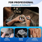 GEMKIT Big Handpiece for Jewelry Engraving, Heavy-Duty Impact Handpiece with 6.0mm QC Tip Sizer, Secure Grip for Deep Cutting & Large Area Engraving, Compatible with Engraving Machines, HH-GHP04 - product detail 6