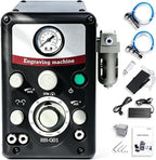 GEMKIT HH-G01 Dual-Head Pneumatic Jewelry Engraver, 400–8,000 RPM - product detail 2