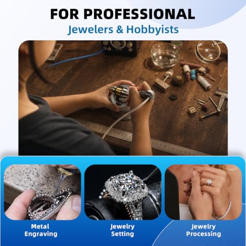 GEMKIT Triangle Handpiece for Jewelry Engraving, Compatible with G01/G02/E04/AGM01 Engraving Machines, Easy Head Swap, Ergonomic Triangular Grip, Compact & Durable, HH-GHP02 - product detail 6