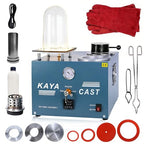 GEMKIT 2L Vacuum Casting Machine - Gold Melting Furnace with Graphite Crucible, 3 CFM Vacuum Pump, High Temperature Refining Equipment for Jewelry Casting (1/2 HP, 110V, Model CM06), HH-CM06 - product detail 2