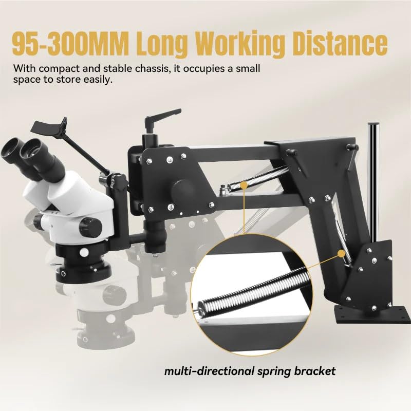 GEMKIT HH-MS01A Binocular Stereo Jewelry Microscope, 7X–45X - product detail 3