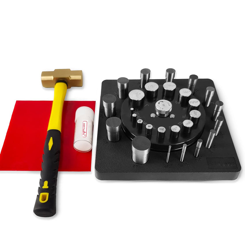 GEMKIT HH-CS02 13-Piece Round Disc Cutter Set, 1/4 to 3-3/8 Inch