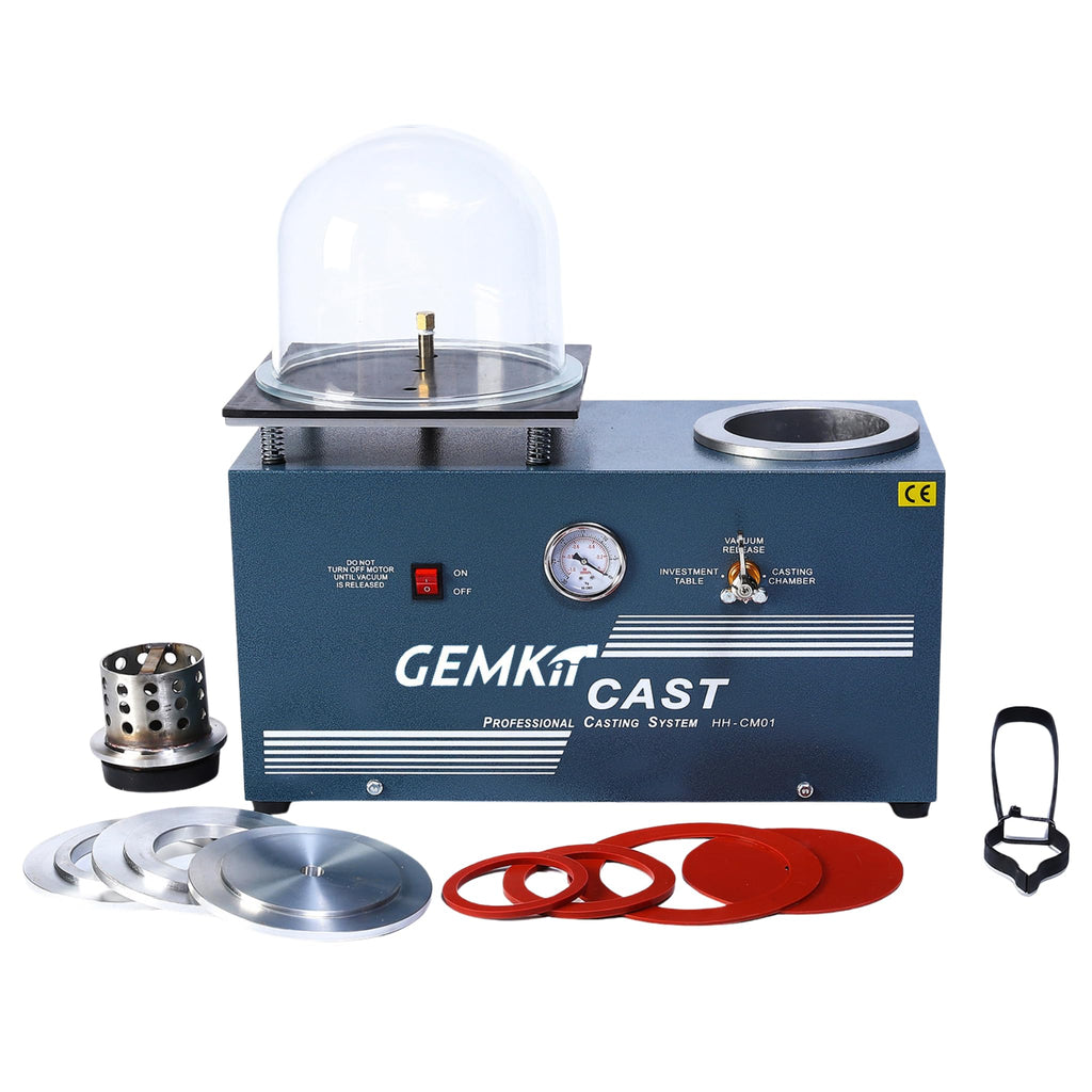 GEMKIT HH-CM01 2L Vacuum Casting Machine with 3 CFM Pump, 110V - main product image