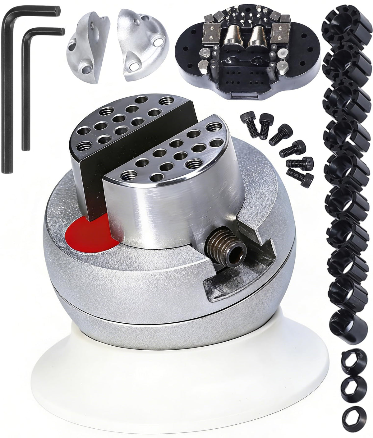 GEMKIT HH-A04C 2.16-Inch Jewelry Ball Vise with 78 Attachments - main product image