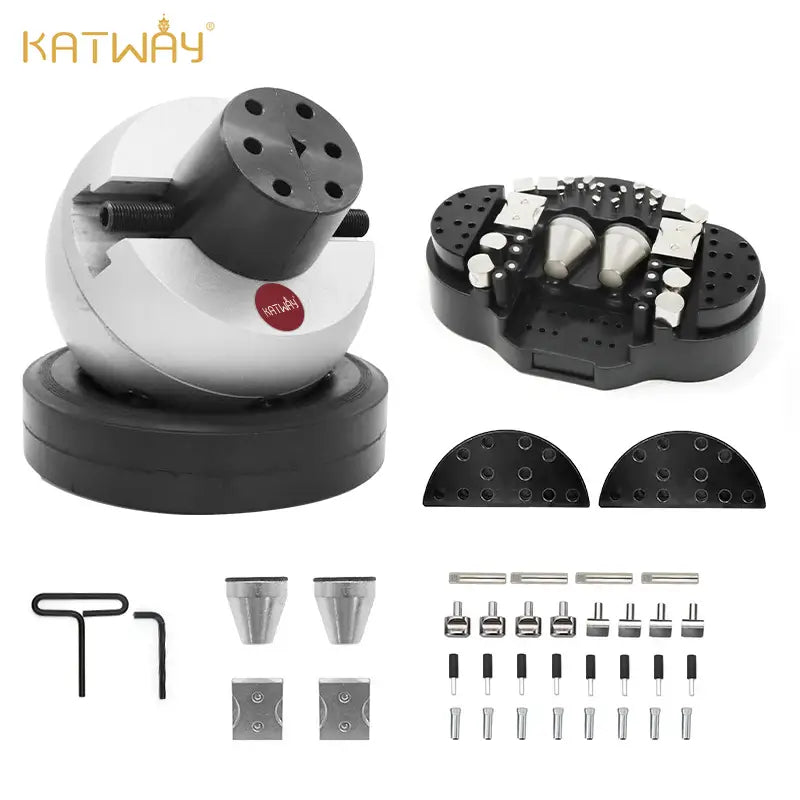 GEMKIT HH-A03B 3.74-Inch Jewelry Ball Vise with 37 Attachments - main product image